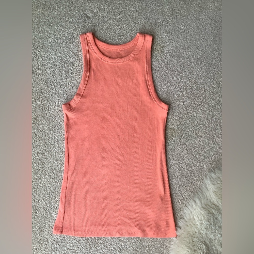 Slim Fit Ribbed Tank Top